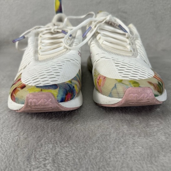 Nike Air Max 270 Shoes Womens Size 8 White Floral AT6819-100 - Picture 3 of 12